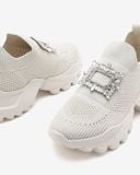  Giày Sneakers Nữ Pazzion Marie Crystal Embellished Flyknit Sneakers 