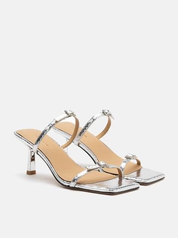 Giày Cao Gót Nữ Pazzion Augusta Buckled Strap Heel Sandals
