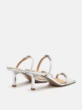  Dép Cao Gót Nữ Pazzion Augusta Buckled Strap Heel Sandals 