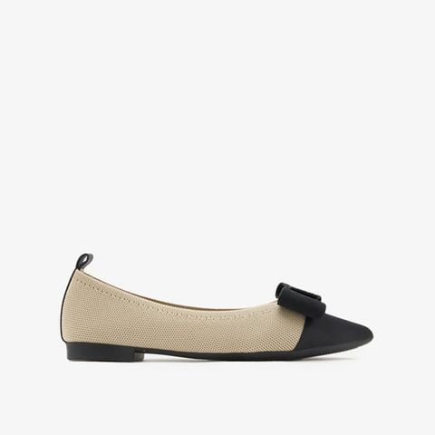 Giày Búp Bê Nữ Pazzion Janessa Flyknit Embellished Bow Flats