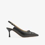  Giày Cao Gót Nữ Pazzion Delilah Laced Pointed Toe Slingback Heels 