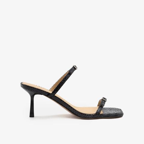 Giày Sandals Cao Gót Nữ Pazzion Augusta Buckled Strap Heel Sandals