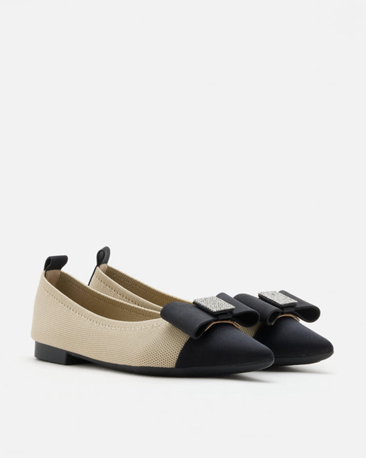  Giày Búp Bê Nữ Pazzion Janessa Flyknit Embellished Bow Flats 