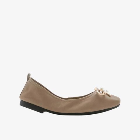 Giày Búp Bê Nữ Pazzion Hailey Foldable Square-Toe Bow Flats