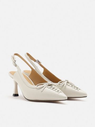 Giày Cao Gót Nữ Pazzion Delilah Laced Pointed Toe Slingback Heels