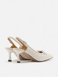  Giày Cao Gót Nữ Pazzion Delilah Laced Pointed Toe Slingback Heels 