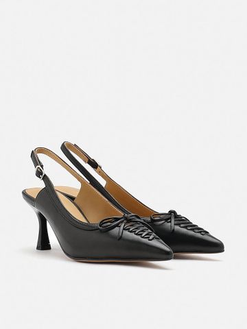 Giày Cao Gót Nữ Pazzion Delilah Laced Pointed Toe Slingback Heels