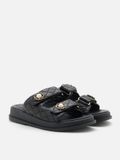  Dép Quai Ngang Nữ Pazzion Leia Embellished Quilted Slides 