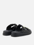  Dép Quai Ngang Nữ Pazzion Leia Embellished Quilted Slides 