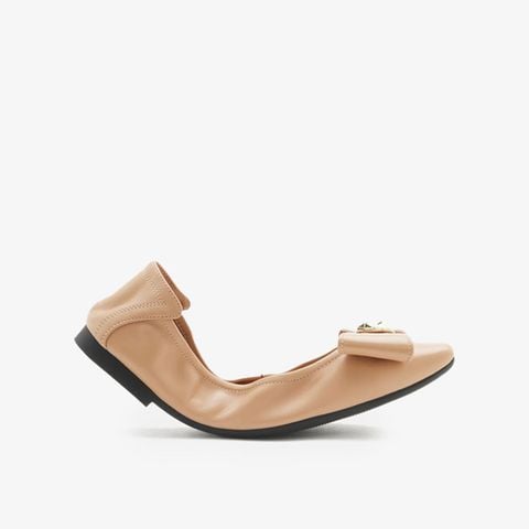 Giày Búp Bê Nữ Pazzion Madeline Studded Bow Foldable Flats