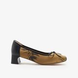 Giày Búp Bê Nữ Pazzion Ashlyn Printed Bow Heels 