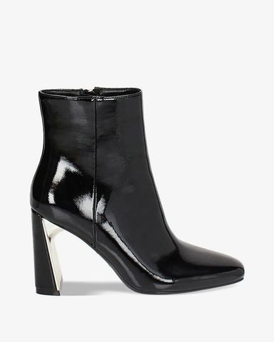 Giày Boots Primadonna Collection Black Naplak Ankle Boot 9 Cm