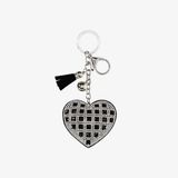  Móc chìa khóa trái tym lánh lánh màu tím Primadonna Collection 