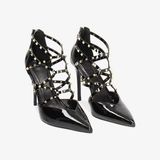  Giày Cao Gót Nữ Primadonna Collection Open Shank Woven Décolleté 10.5 cm 