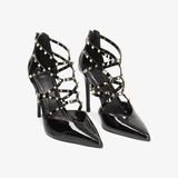  Giày Cao Gót Nữ Primadonna Collection Open Shank Woven Décolleté 10.5 cm 