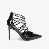  Giày Cao Gót Nữ Primadonna Collection Open Shank Woven Décolleté 10.5 cm 