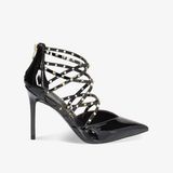  Giày Cao Gót Nữ Primadonna Collection Open Shank Woven Décolleté 10.5 cm 