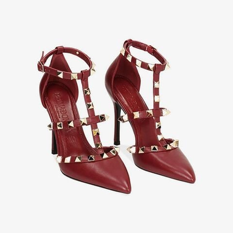 Giày Cao Gót Nữ Primadonna Collection Cherry Open Shank Décolleté With Studs 10.5 cm