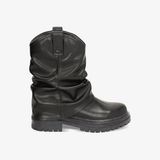  Giày Boots Primadonna Collection Black Biker With Sagging Leg Primadonna Collection 