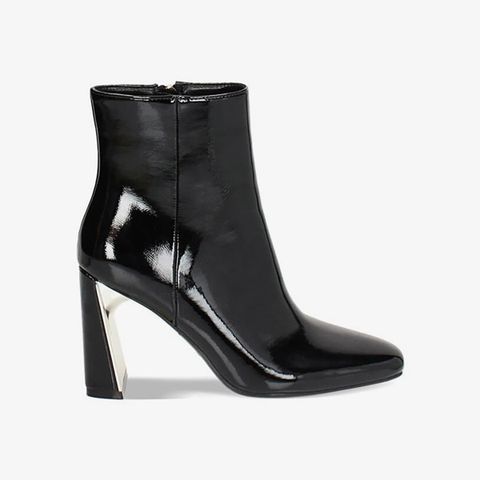 Giày Boots Primadonna Collection Black Naplak Ankle Boot 9 Cm