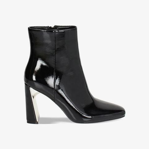 Giày Boots Primadonna Collection Black Naplak Ankle Boot 9 Cm