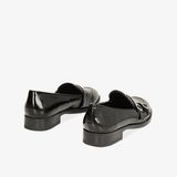  Giày Lười Nữ Primadonna Collection Low Black Moccasin In Abrasive 