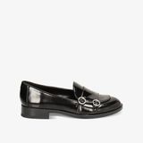  Giày Lười Nữ Primadonna Collection Low Black Moccasin In Abrasive 
