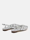  Giày Búp Bê Nữ Pazzion Rebekah Strappy Metallic Slingback Flats 