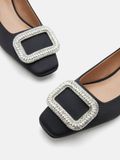 Giày Cao Gót Nữ Pazzion Olea Crystal Embellished Buckle Heels 