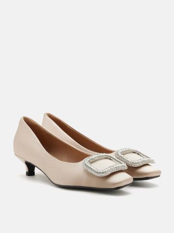 Giày Cao Gót Nữ Pazzion Olea Crystal Embellished Buckle Heels