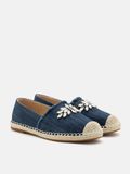  Giày Lười Nữ Pazzion Regina Crystal Embellished Denim Espadrilles 