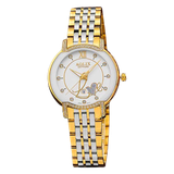  Đồng Hồ Nữ Đẹp Aolix AL-1058L Sapphire Dây Thép 