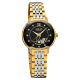  Đồng Hồ Nữ Đẹp Aolix AL-1058L Sapphire Dây Thép 