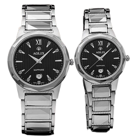  Đồng Hồ Đôi Dây Đá Aolix AL-6825 Sapphire Bảo Hành Chính Hãng 5 Năm 