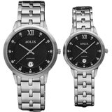  Đồng Hồ Đôi Dây Đá Aolix AL-6827 Sapphire Bảo Hành Chính Hãng 5 Năm 