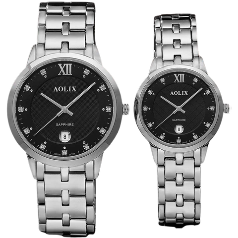 Đồng Hồ Đôi Dây Đá Aolix AL-6827 Chính Hãng
