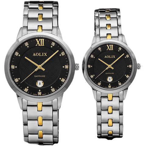 Đồng Hồ Đôi Dây Đá Aolix AL-6827 Chính Hãng