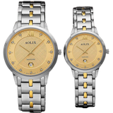  Đồng Hồ Đôi Dây Đá Aolix AL-6827 Sapphire Bảo Hành Chính Hãng 5 Năm 