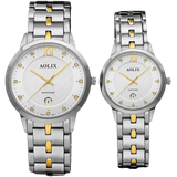  Đồng Hồ Đôi Dây Đá Aolix AL-6827 Sapphire Bảo Hành Chính Hãng 5 Năm 