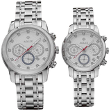  Đồng Hồ Đôi Dây Thép Chronograph Aolix AL-7049 Sapphire Bảo Hành Chính Hãng 5 Năm 