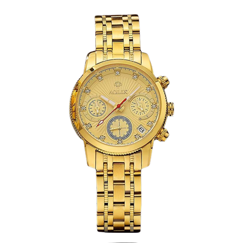 Đồng Hồ Nữ Chronograph Dây Thép Aolix AL-7049L