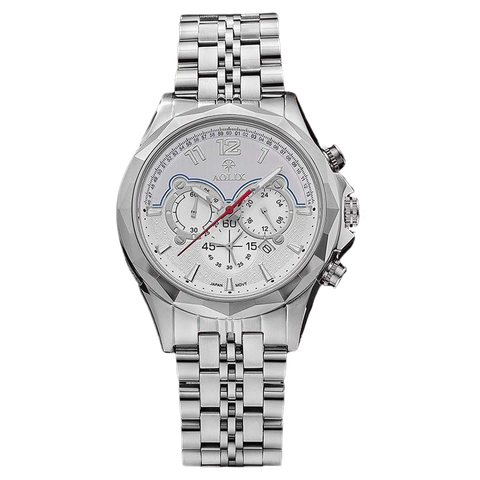 Đồng Hồ Nam Chronograph Dây Thép Aolix AL-7052G
