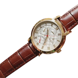  Đồng Hồ Nam Dây Da Aolix AL-7076G Sapphire Bảo Hành Chính Hãng 5 Năm 