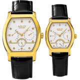  Đồng Hồ Đôi Dây Da Aolix AL-7091 Sapphire Bảo Hành Chính Hãng 5 Năm 