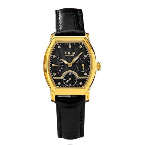 đồng hồ nữ dây da aolix al-7091l