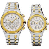  Đồng Hồ Đôi Dây Thép 6 Kim Chronograph Aolix AL-7092 Sapphire Bảo Hành Chính Hãng 5 Năm 