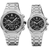  Đồng Hồ Đôi Dây Thép 6 Kim Chronograph Aolix AL-7092 Sapphire Bảo Hành Chính Hãng 5 Năm 