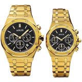  Đồng Hồ Đôi Dây Thép 6 Kim Chronograph Aolix AL-7092 Sapphire Bảo Hành Chính Hãng 5 Năm 