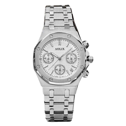 đồng hồ nữ 6 kim chronograph aolix al-7092l