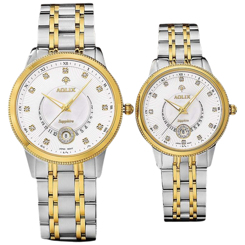  Đồng Hồ Đôi Dây Thép Aolix AL-9136 Sapphire Bảo Hành Chính Hãng 5 Năm 